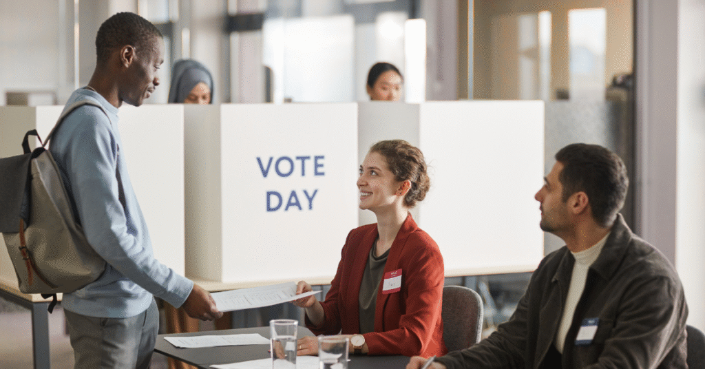 Mortgage and Housing Outlook After the 2025 Liberal Win 6 a man voting - election and housing