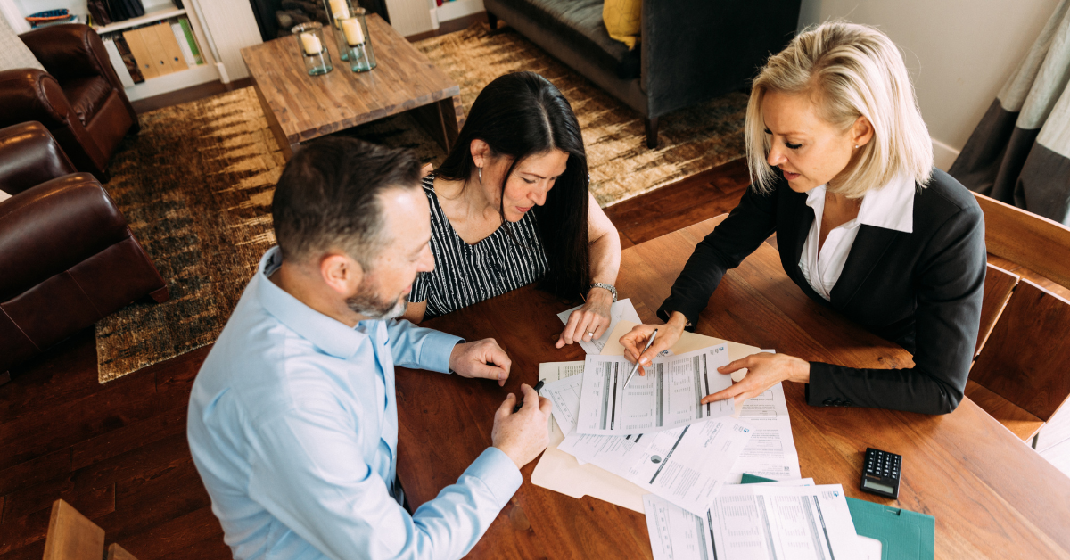 licensed insolvency trustee helping family